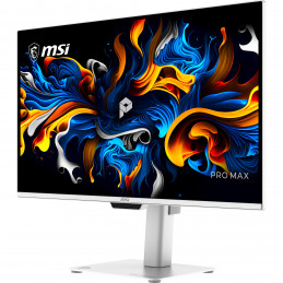 MSI Pro MAX 271UPXW12G tietokoneen litteä näyttö 67,3 cm (26.5") 3840 x 2160 pikseliä UltraWide Full HD QD-OLED Valkoinen