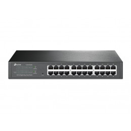 TP-Link TL-SG1024DE Hallittu L2 Gigabit Ethernet (10 100 1000) 1U Musta