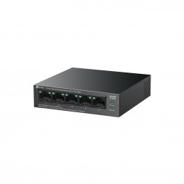TP-Link LiteWave LS105GP verkkokytkin Hallitsematon Gigabit Ethernet (10 100 1000) Power over Ethernet -tuki Musta