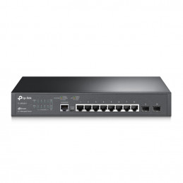 TP-Link JetStream TL-SG3210 verkkokytkin Hallittu L2 L3 Gigabit Ethernet (10 100 1000) 1U Musta