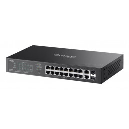 OMADA ES220GP verkkokytkin Hallittu Gigabit Ethernet (10 100 1000) Power over Ethernet -tuki Musta