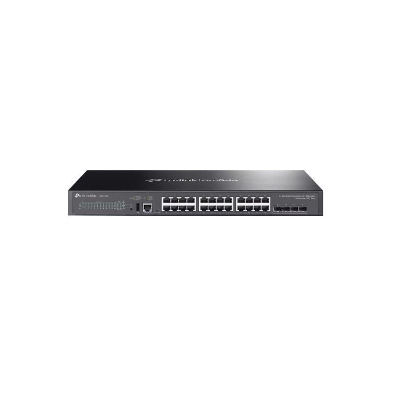 TP-Link Omada SG5428X verkkokytkin Hallittu L3 Gigabit Ethernet (10 100 1000) Musta