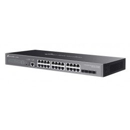 TP-Link Omada SG5428X verkkokytkin Hallittu L3 Gigabit Ethernet (10 100 1000) Musta
