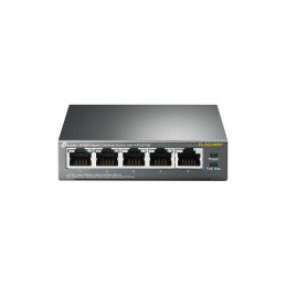 TP-Link TL-SG1005P Hallitsematon Gigabit Ethernet (10 100 1000) Power over Ethernet -tuki Musta