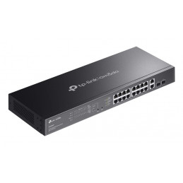 TP-Link Omada ES220GMP verkkokytkin Hallittu L2 Gigabit Ethernet (10 100 1000) Power over Ethernet -tuki Musta