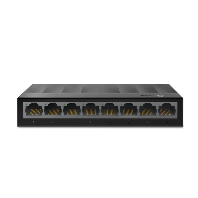 TP-Link LS1008G verkkokytkin Hallitsematon Gigabit Ethernet (10 100 1000) Musta