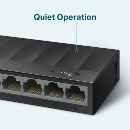 TP-Link LS1008G verkkokytkin Hallitsematon Gigabit Ethernet (10 100 1000) Musta