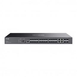 TP-Link SG5428XF verkkokytkin Hallittu L3 Musta