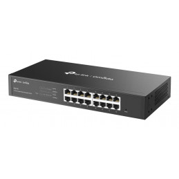 TP-Link Omada ES216G verkkokytkin Hallittu L2 Gigabit Ethernet (10 100 1000) Musta