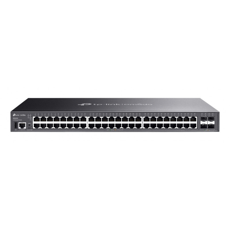 TP-Link Omada SG5452X verkkokytkin Hallittu L3 Gigabit Ethernet (10 100 1000) Musta