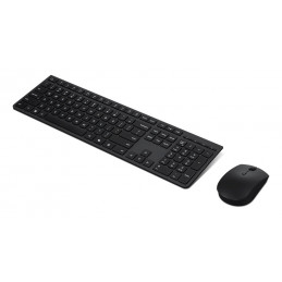Lenovo 4X31R64357 näppäimistö Sisältää hiiren Office RF Wireless + Bluetooth QWERTY Pohjoismainen Harmaa