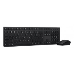 Lenovo 4X31R64357 näppäimistö Sisältää hiiren Office RF Wireless + Bluetooth QWERTY Pohjoismainen Harmaa