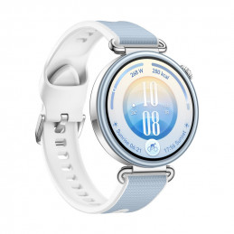 Huawei WATCH GT 7 41mm 3,35 cm (1.32") AMOLED Digitaalinen 466 x 466 pikseliä Kosketusnäyttö Sininen, Hopea Wi-Fi GPS