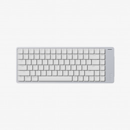 Lofree Flow 2 84 näppäimistö Universaali USB + RF Wireless + Bluetooth QWERTY Valkoinen, Hopea