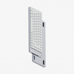 Lofree Flow 2 84 näppäimistö Universaali USB + RF Wireless + Bluetooth QWERTY Valkoinen, Hopea