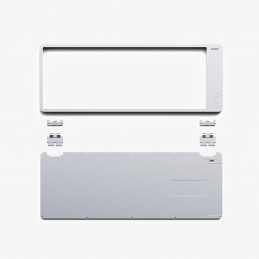 Lofree Flow 2 84 näppäimistö Universaali USB + RF Wireless + Bluetooth QWERTY Valkoinen, Hopea