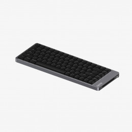 Lofree Flow 2 84 näppäimistö Universaali USB + RF Wireless + Bluetooth QWERTY Musta, Harmaa