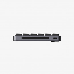 Lofree Flow 2 84 näppäimistö Universaali USB + RF Wireless + Bluetooth QWERTY Musta, Harmaa