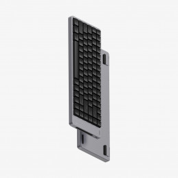 Lofree Flow 2 84 näppäimistö Universaali USB + RF Wireless + Bluetooth QWERTY Musta, Harmaa