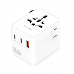 4smarts 541645 pistorasia-adapteri Modulaarinen Universaali Valkoinen