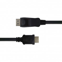 Deltaco DisplayPort   HDMI -kaapeli, 1 m, musta