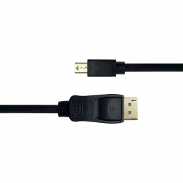 Deltaco DisplayPort to miniDisplayPort cable, 3m, black