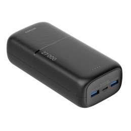 Deltaco Power bank 27 000 mAh, 2x USB-A 22.5 W, 1x USB-C PD 20 W