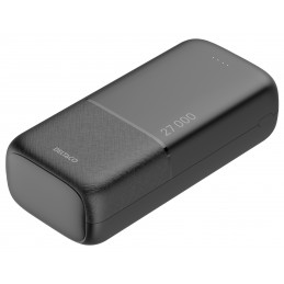 Deltaco Power bank 27 000 mAh, 2x USB-A 22.5 W, 1x USB-C PD 20 W