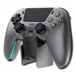 Deltaco Gaming GAM-199-STEELGRAY peliohjain Harmaa, Metallinen, Terästä Bluetooth USB Pad-ohjain PlayStation 5, Android, iOS