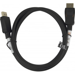 Deltaco DP54-1020 DisplayPort-kaapeli 2 m Musta
