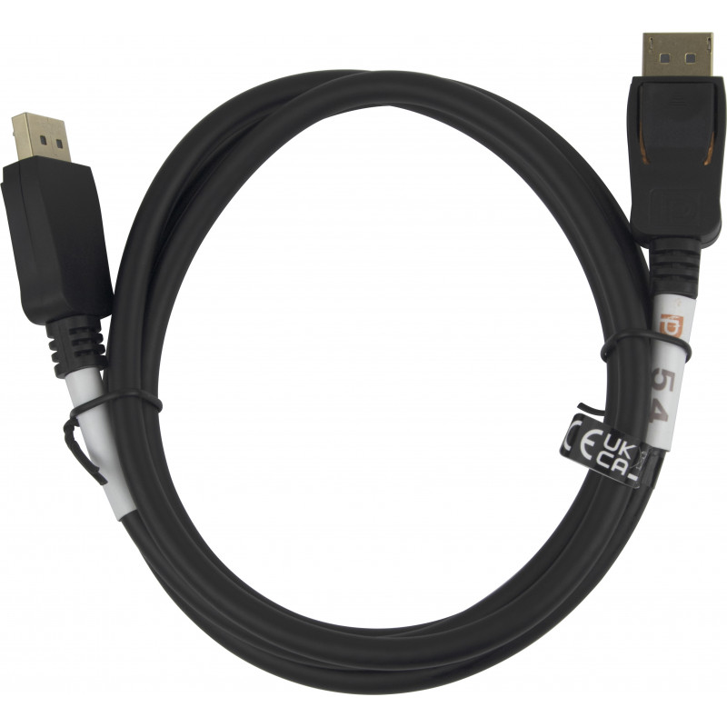Deltaco DP54-1020 DisplayPort-kaapeli 2 m Musta