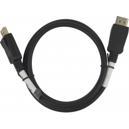 Deltaco DP54-1010 DisplayPort-kaapeli 1 m Musta