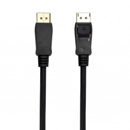 Deltaco DP-1040D-FLEX DisplayPort-kaapeli 4 m Musta
