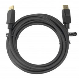 Deltaco DP-1040D-FLEX DisplayPort-kaapeli 4 m Musta