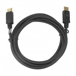 Deltaco DisplayPort DP1.4 Flex cable, 3M, black