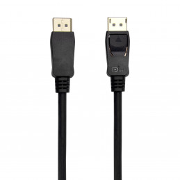 Deltaco DP-1020D-FLEX DisplayPort-kaapeli 2 m Musta