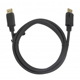 Deltaco DP-1020D-FLEX DisplayPort-kaapeli 2 m Musta