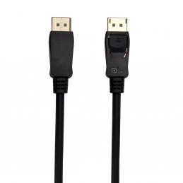 Deltaco DisplayPort DP1.4 Flex cable, 1M, black
