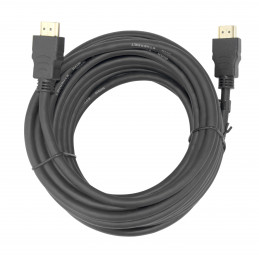 Deltaco HDMI-1060D-FLEX-LOCK HDMI-kaapeli 7 m HDMI-tyyppi A (vakio) Musta