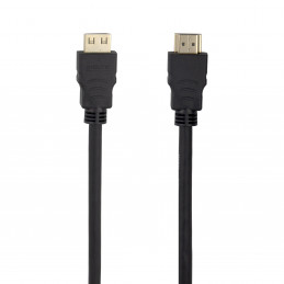 Deltaco HDMI-1050D-FLEX-LOCK HDMI-kaapeli 5 m HDMI-tyyppi A (vakio) Musta