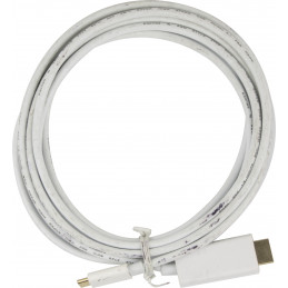 Deltaco USBC-HDMI-1030A videokaapeli-adapteri 3 m USB Type-C Valkoinen