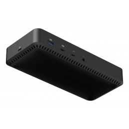 Deltaco 1229 keskitin USB Type-C 10000 Mbit s Musta
