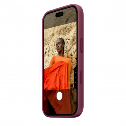 Apple iPhone 18 Pron TechWoven-kuori MagSafella - mulperinpunainen