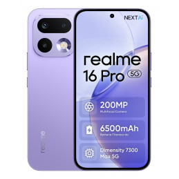 realme 16 Pro 17,3 cm (6.8") Kaksois-SIM 5G 8 GB 512 GB 6500 mAh Purppura