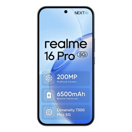 realme 16 Pro 17,2 cm (6.78") Kaksois-SIM 5G 8 GB 512 GB 6500 mAh Harmaa