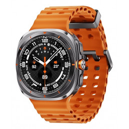 Samsung Galaxy Watch Ultra 3,81 cm (1.5") AMOLED 47 mm Digitaalinen 480 x 480 pikseliä Kosketusnäyttö 4G Harmaa, Titaani Wi-Fi