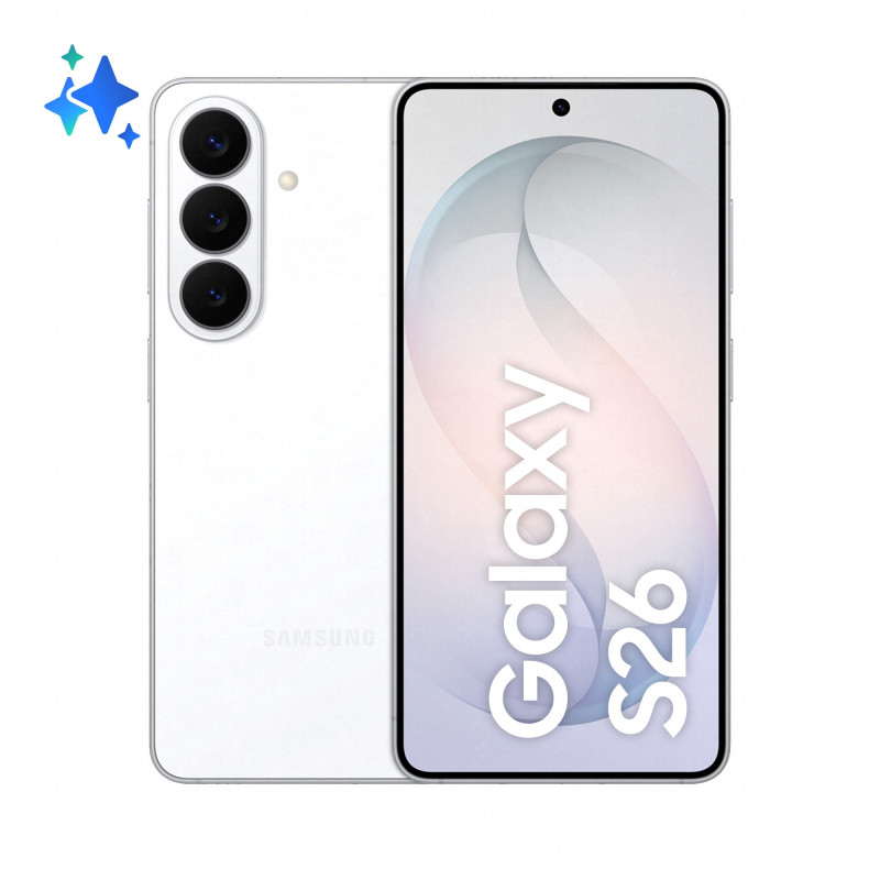 Samsung Galaxy S26 16 cm (6.3") Kaksois-SIM Android 16.0 5G USB Type-C 12 GB 512 GB 4300 mAh Valkoinen