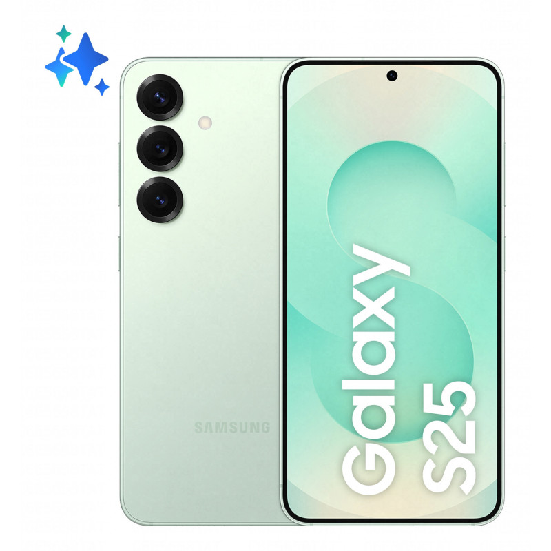 Samsung Galaxy S25 15,8 cm (6.2") Kaksois-SIM Android 15 5G USB Type-C 12 GB 128 GB 4000 mAh Mintunvärinen