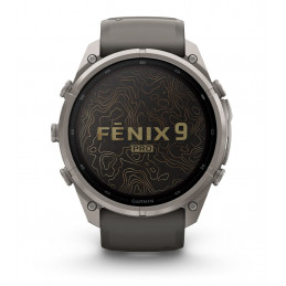 Garmin fēnix 9 Pro 3,81 cm (1.5") AMOLED 51 mm Digitaalinen 466 x 466 pikseliä Kosketusnäyttö 4G Titaani Wi-Fi GPS (satelliitti)