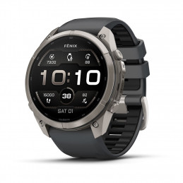 Garmin fēnix 9 Pro 3,81 cm (1.5") AMOLED 51 mm Digitaalinen 466 x 466 pikseliä Kosketusnäyttö Titaani Wi-Fi GPS (satelliitti)